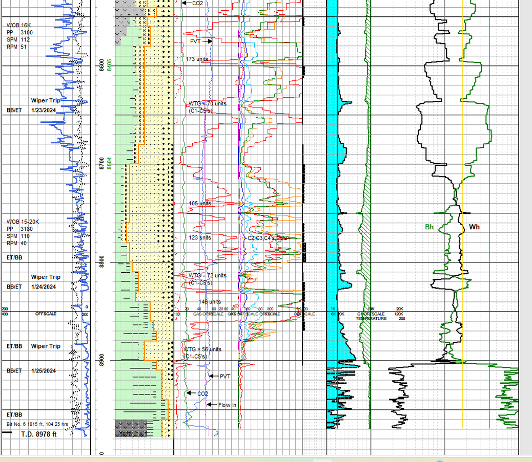 Gas Ratio Log